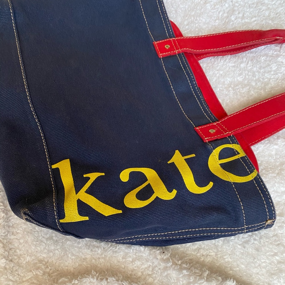 Kate Spade canvas tote